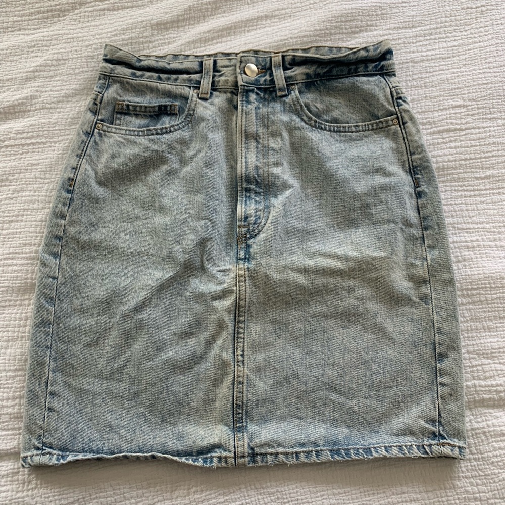 H&M Denim mini skirt